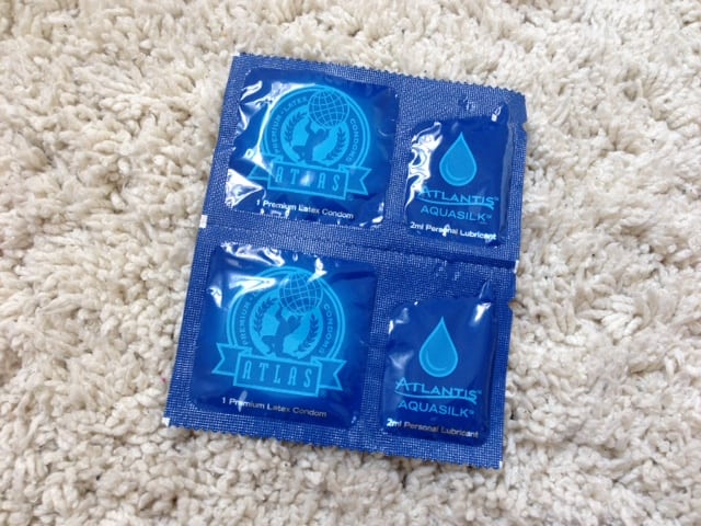 Atlas Latex Condom with Atlantic Aquasilk Lubricant Review