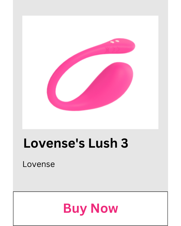 Purchase Lovense's Lush 3, one of the best vibrators for couples and long distance