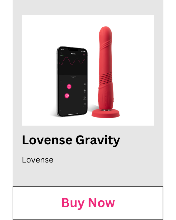 Purchase the Lovense Gravity, one of the best long-distance vibrators.