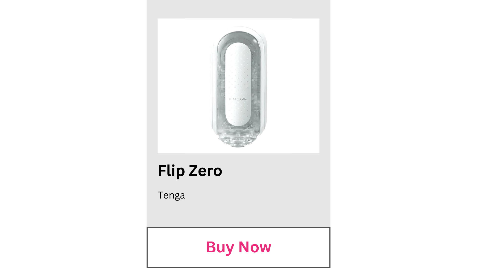Purchase the Flip Zero, a powerful suction masturbator.