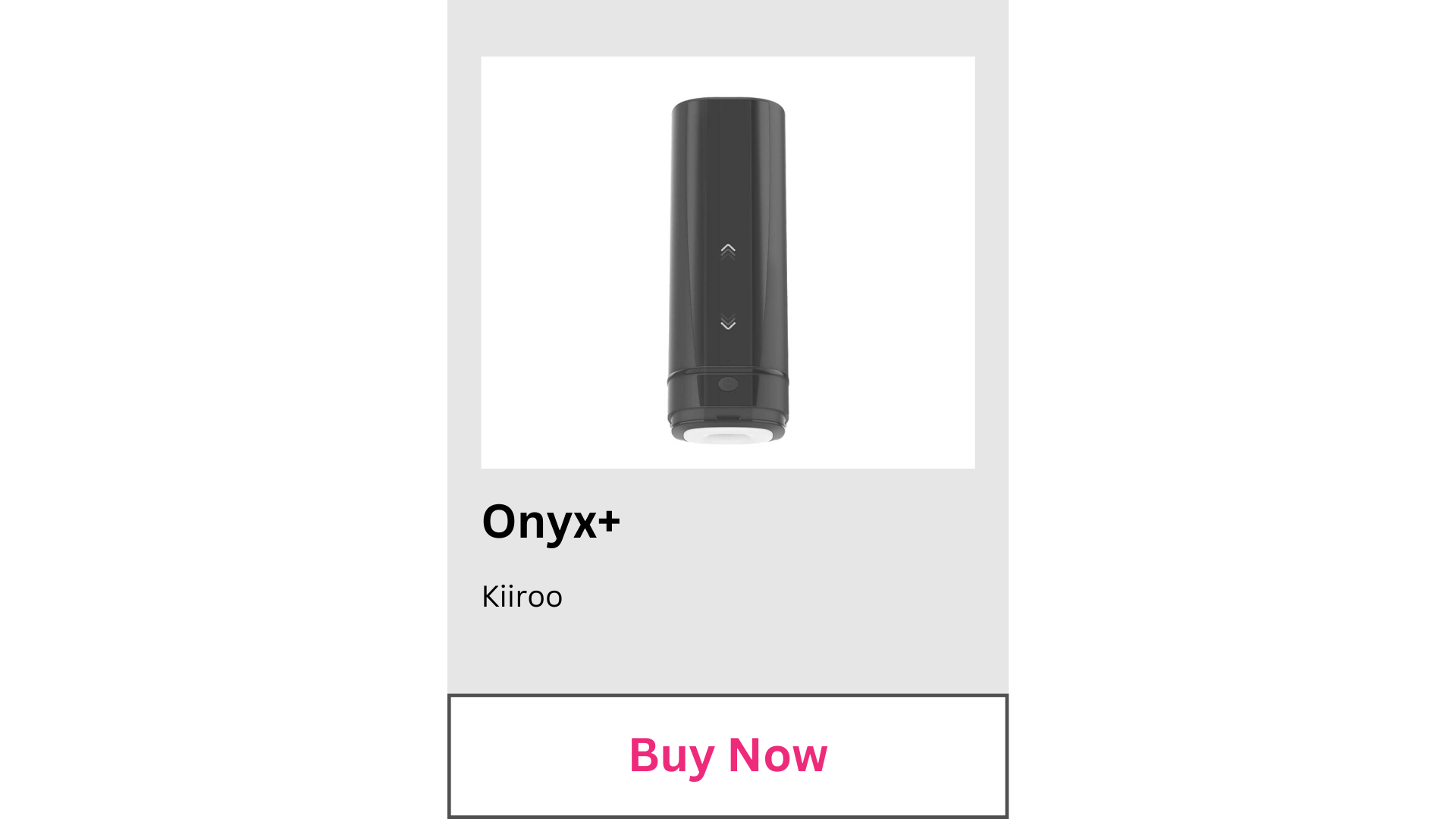 Purchase the Onyx+, men's blow job simulating sex toy.