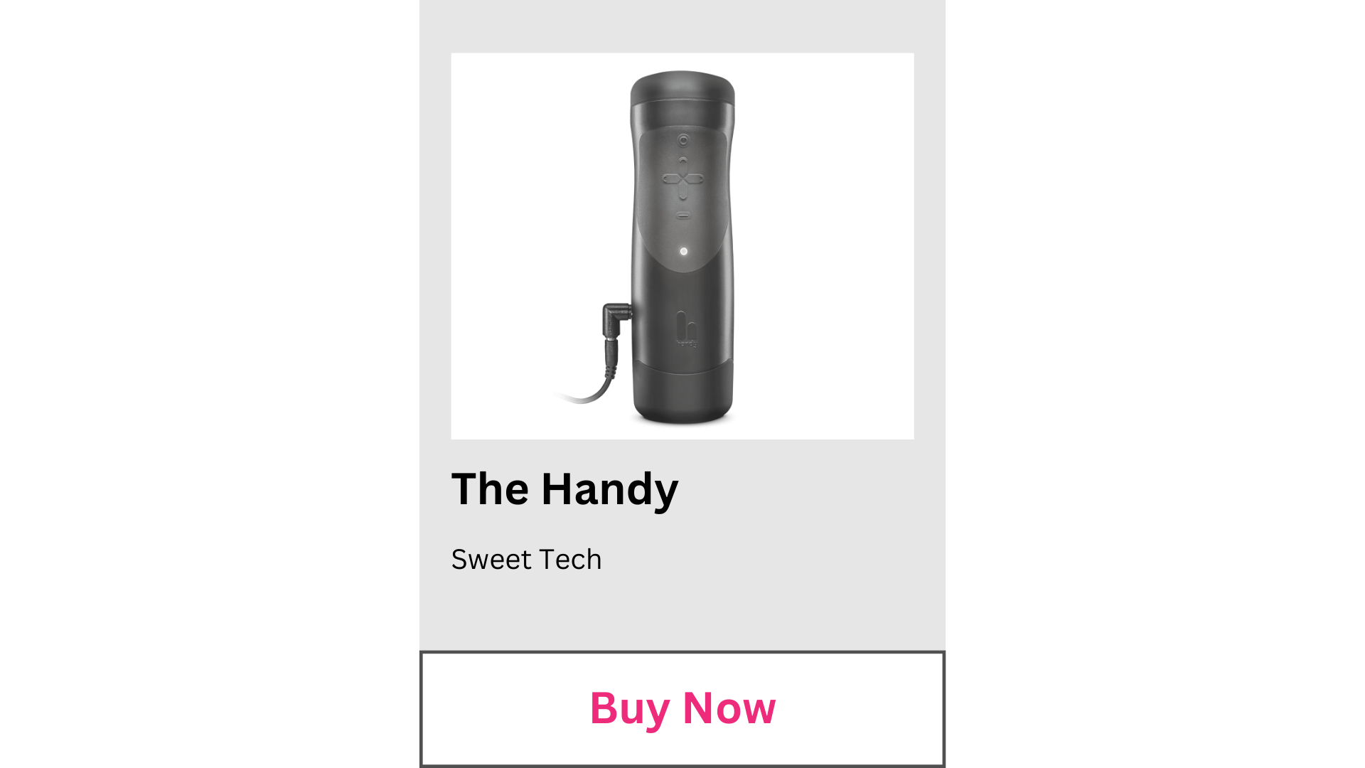 Purchase The Handy, men's app-controlled sex toy.